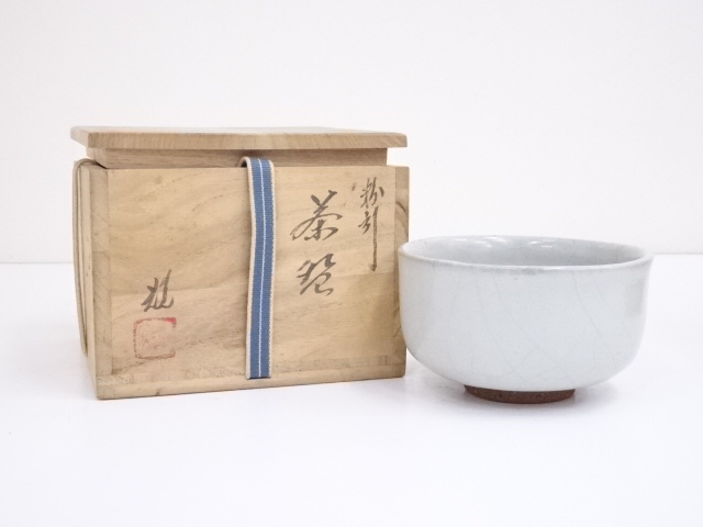 井上規造　粉引茶碗